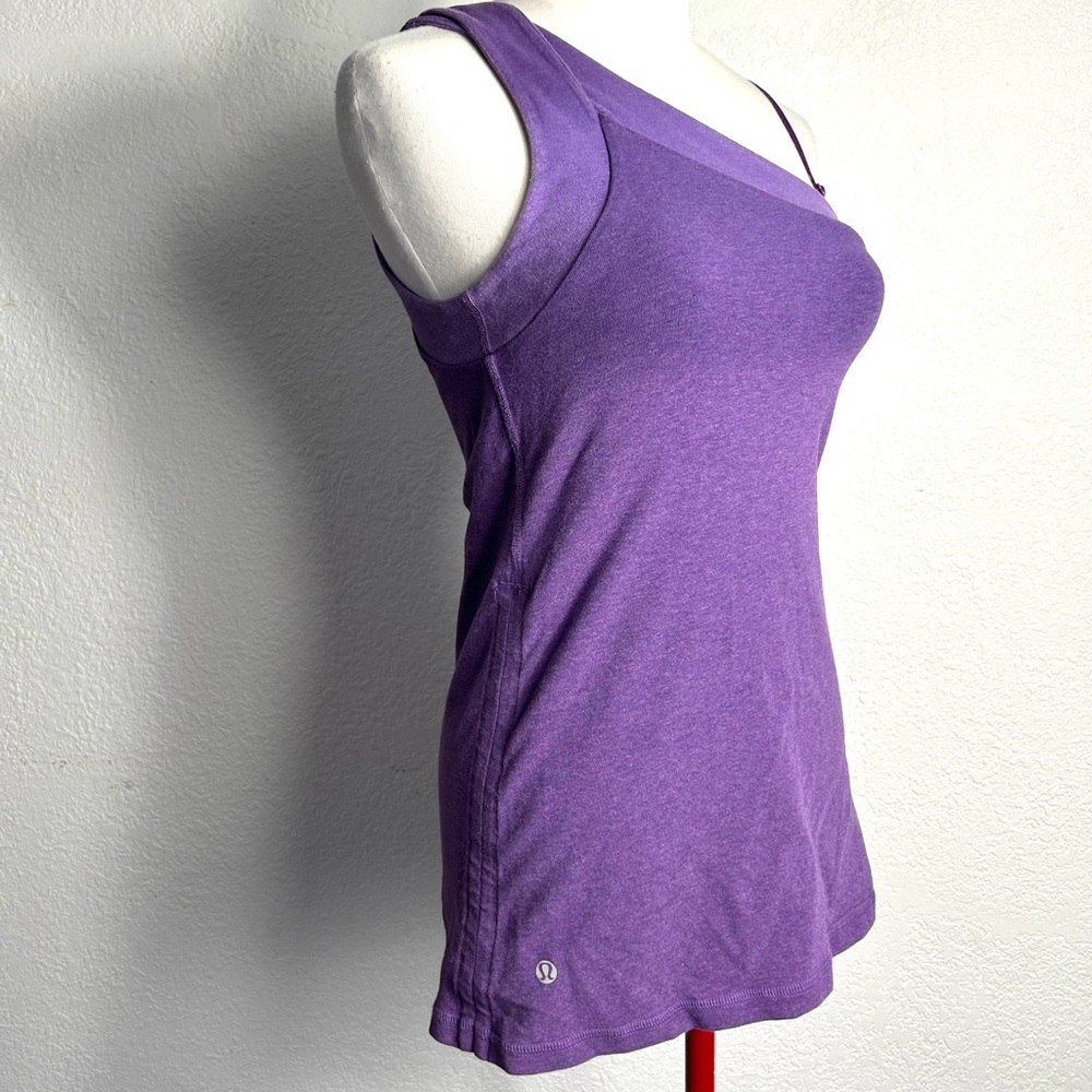 Lululemon Purple One Shoulder Top Size 6